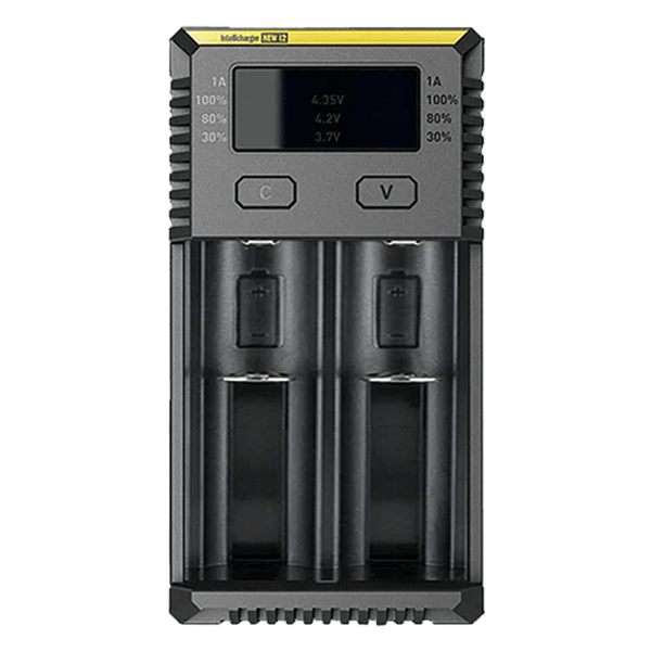 Универсално зарядно за 2 акумулаторни батерии Ni-Mh - Li-Ion 18650 Nitecore NEW i2 