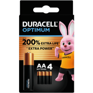 Алкални батерии АА Duracell Optimum MX1500 AA - 4 броя