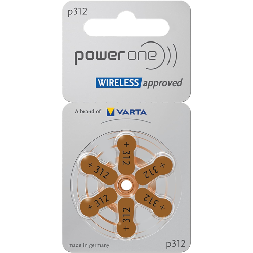 Батерии за слухов апарат 312 PowerOne P312 PR41