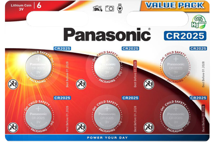 Литиеви батерии CR2025 Panasonic CR2025 - 3V